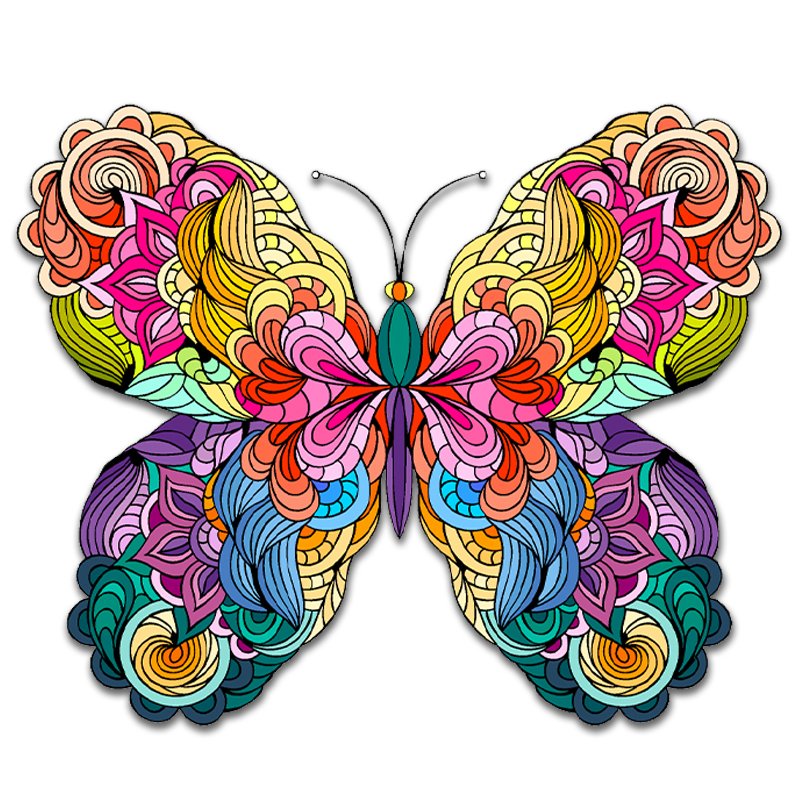 Butterfly Colorful Edition palapeli