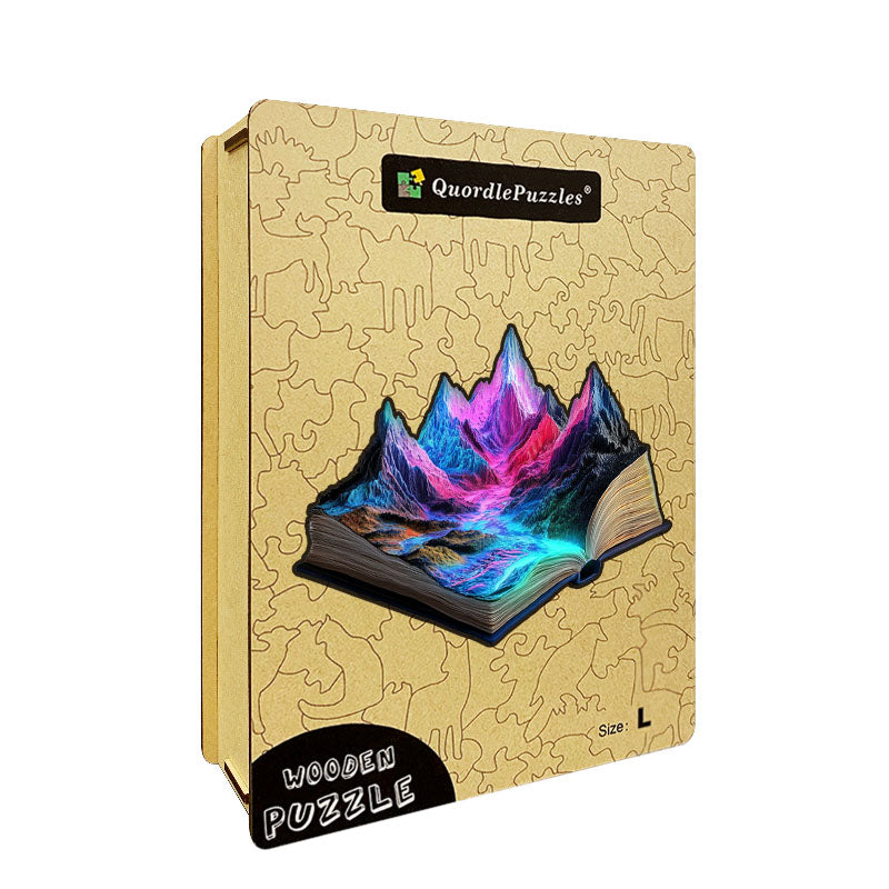 3D neonvuorijoki puupalapeli