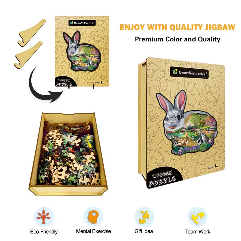Bunny hollow puinen palapeli