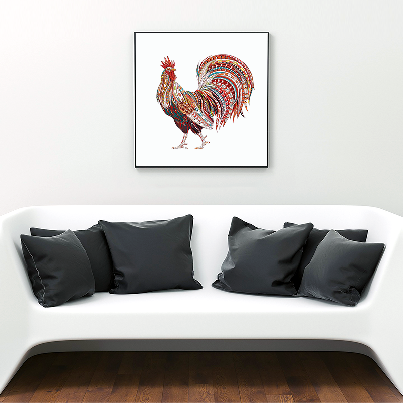 Red rooster palapeli