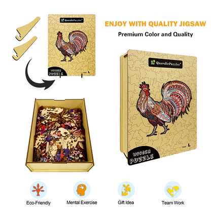 Red rooster palapeli