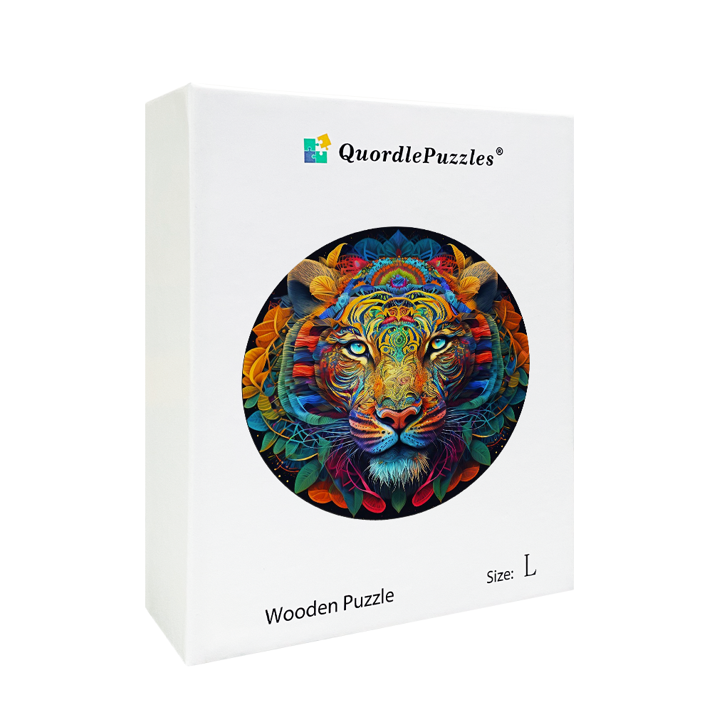 Snow Leopard Mandala puinen palapeli