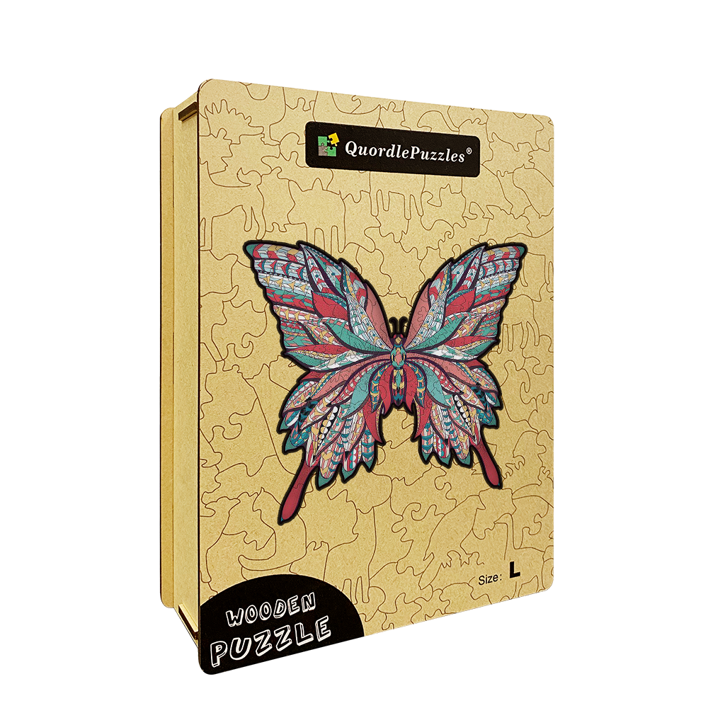 Red butterfly palapeli