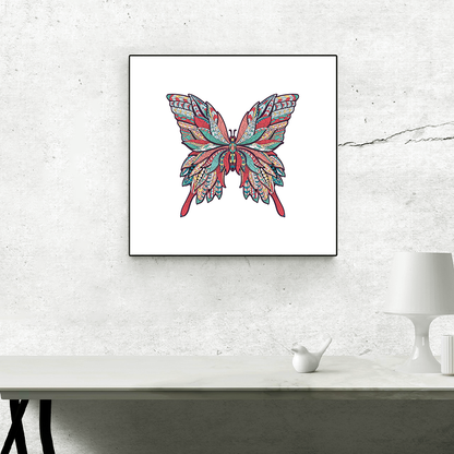 Red butterfly palapeli