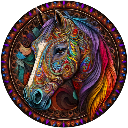Mandala Horse puinen palapeli