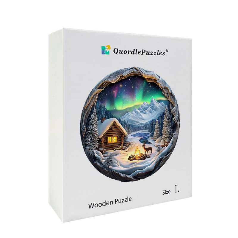 3D puulegopalapeli revontulimaja