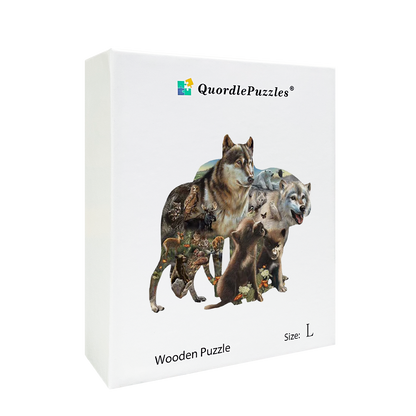 Wolf pack puinen palapeli