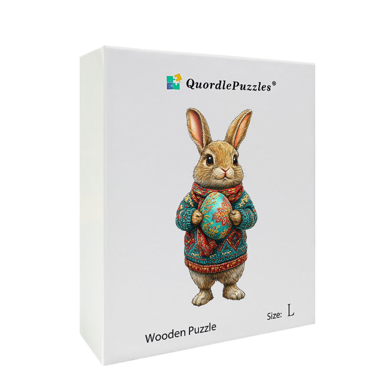 3D pystyssä olevat pupujussi puupalapeli