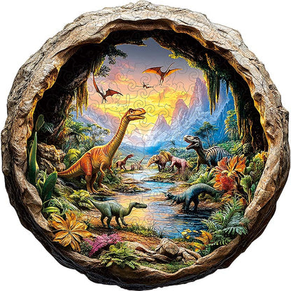 3D puulegopalapeli dinosaurusten maailma