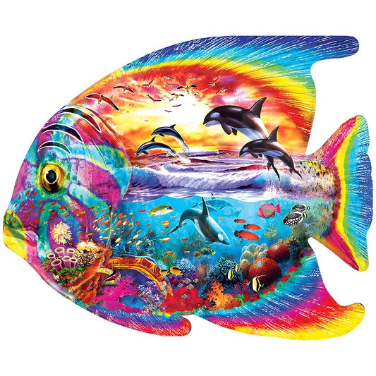Rainbow fish palapeli
