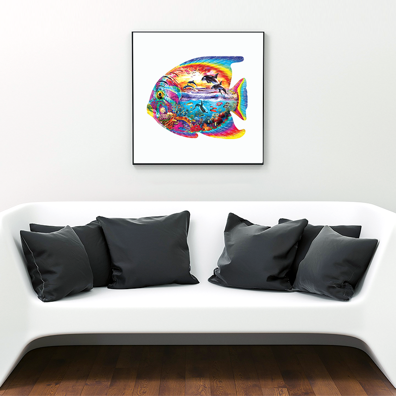 Rainbow Fish palapeli