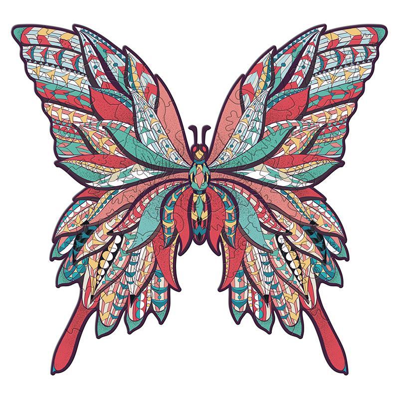 Red butterfly palapeli