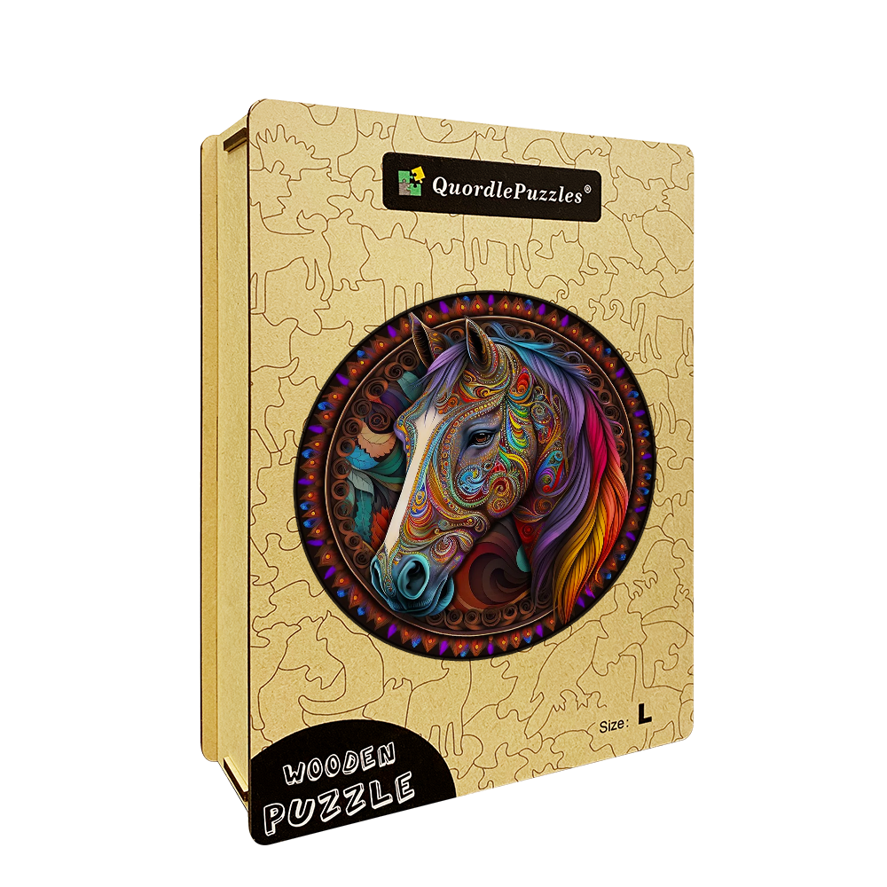Mandala Horse puinen palapeli