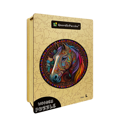 Mandala Horse puinen palapeli