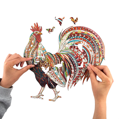 Red rooster palapeli
