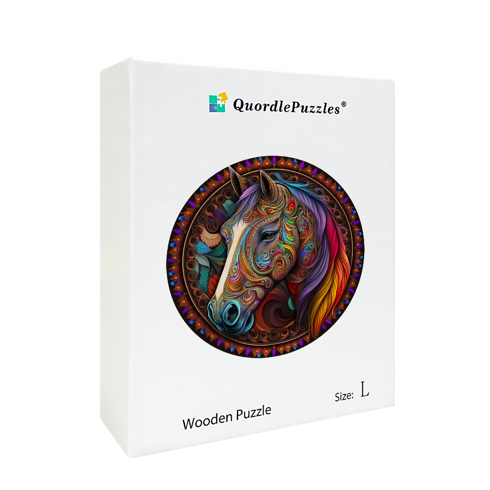 Mandala Horse puinen palapeli