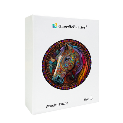 Mandala Horse puinen palapeli