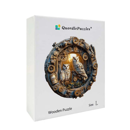 3D puulegopalapeli steampunk pöllöt