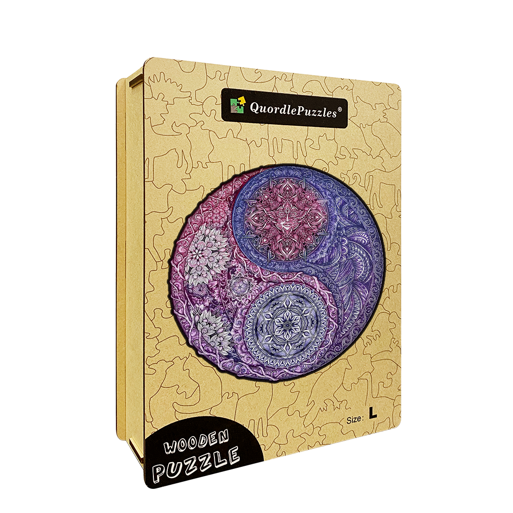Mandala kukka palapeli